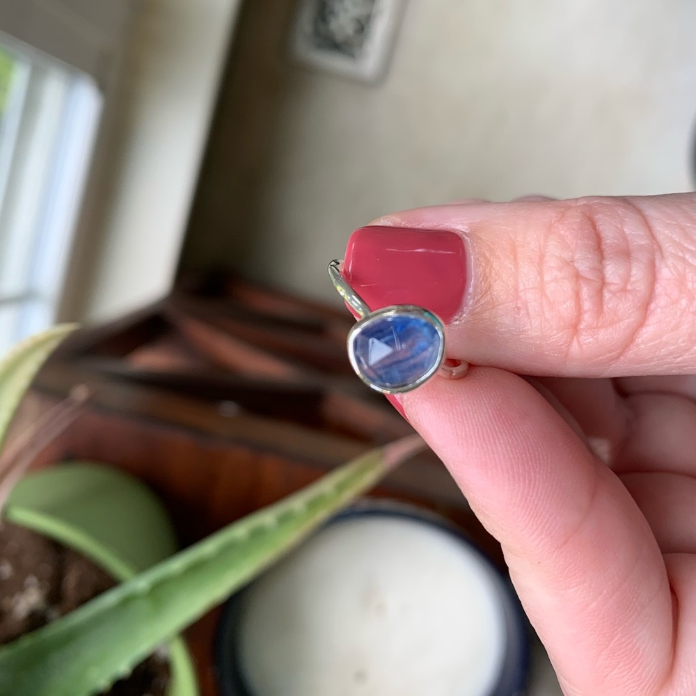 Monica Vinader Sterling Silver Kyanite Ring